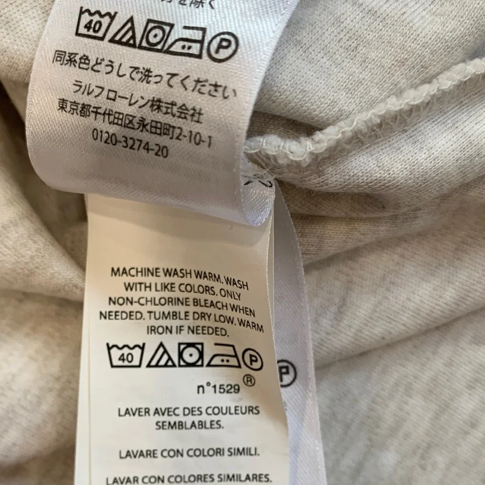 Polo by Ralph Lauren Men’s Light Heather Gray Polo with Navy Pony Size XXL - Picture 5 of 12